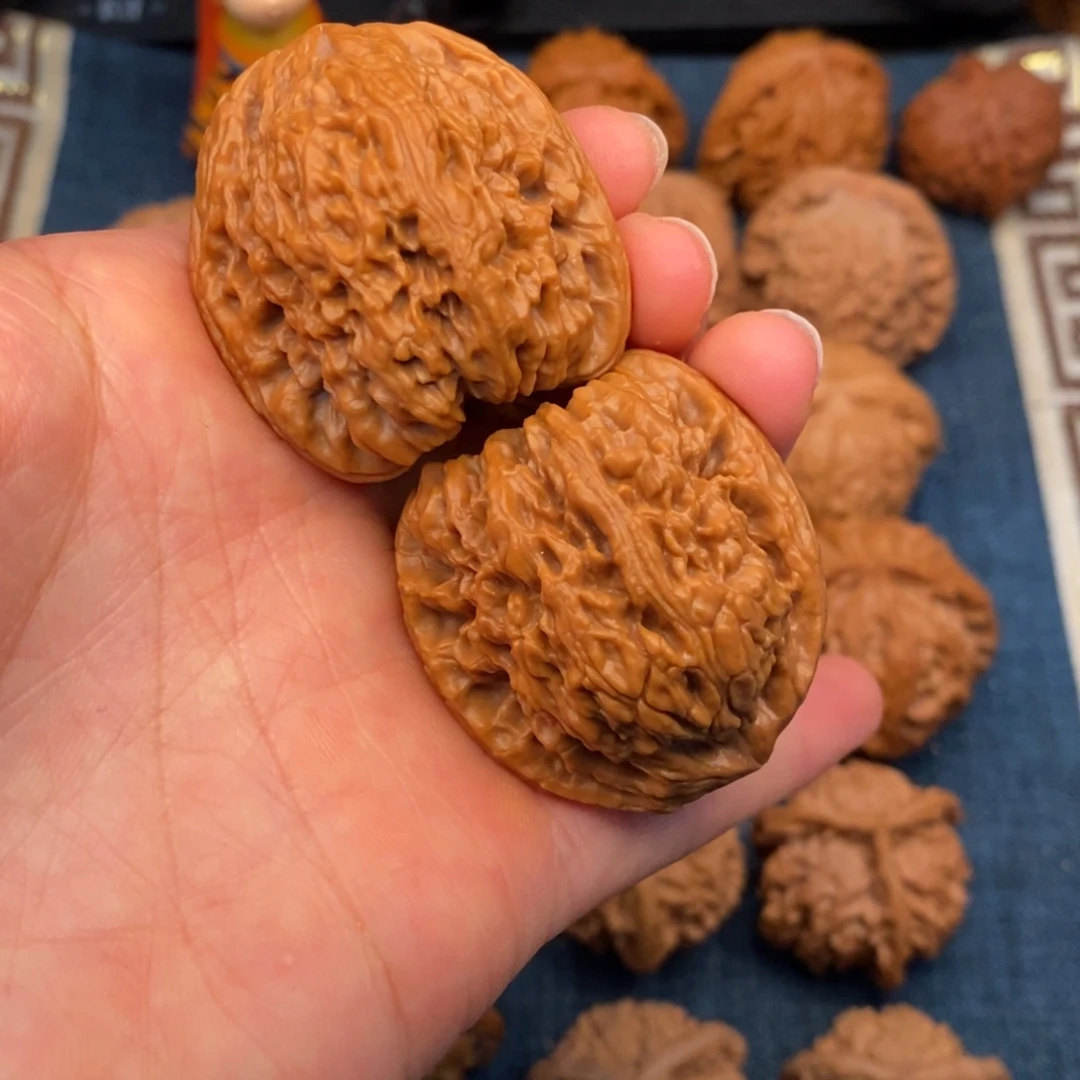 M***g把件文玩核桃38全品高炮南疆