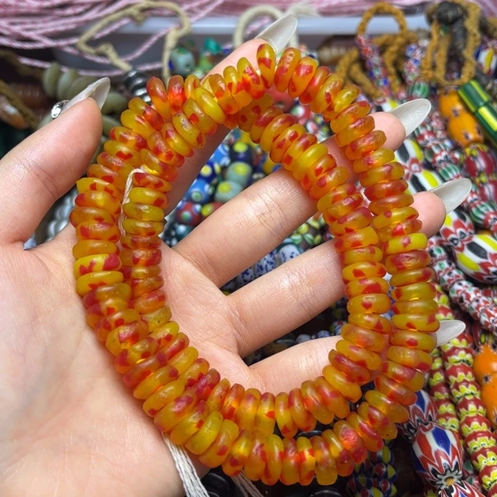 玻璃颈饰3057 琉璃一条