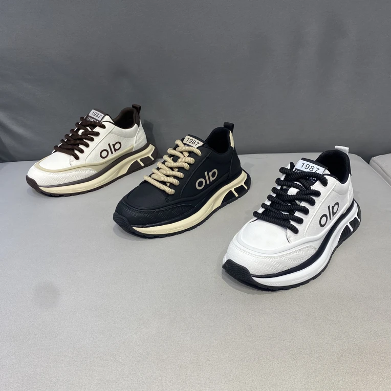 新琉利时尚潮流休闲百搭男士小白鞋鞋子运动鞋厚底秋季潮鞋男鞋