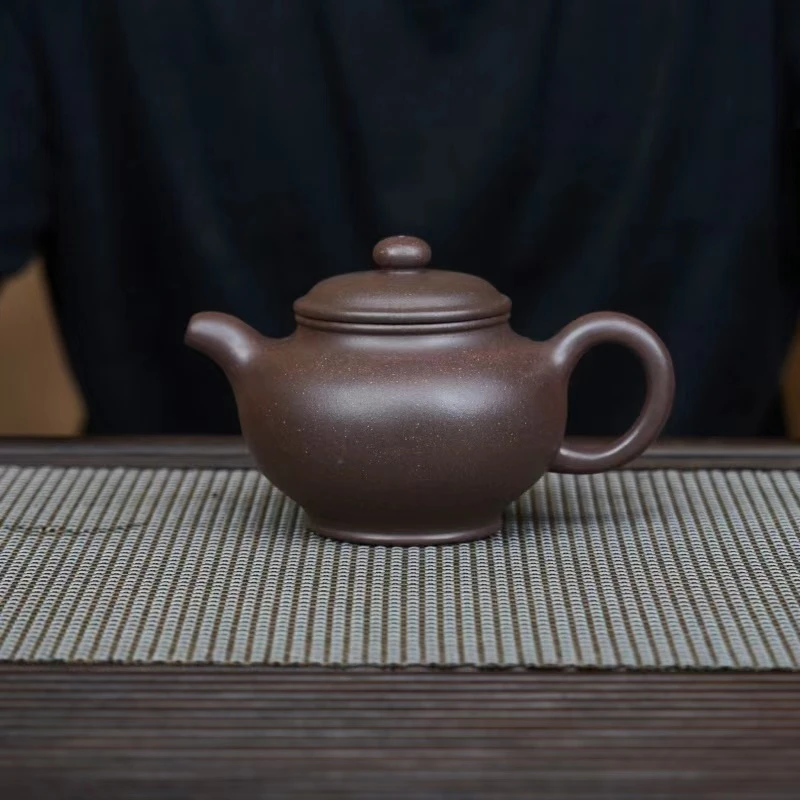 XLL老天青【掇只300CC】宜兴黄龙山原矿手工紫砂壶