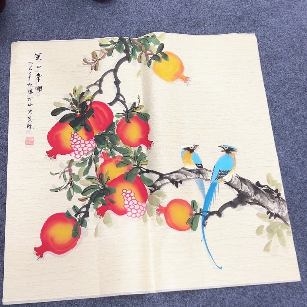 国画国画作品宣纸纯手绘