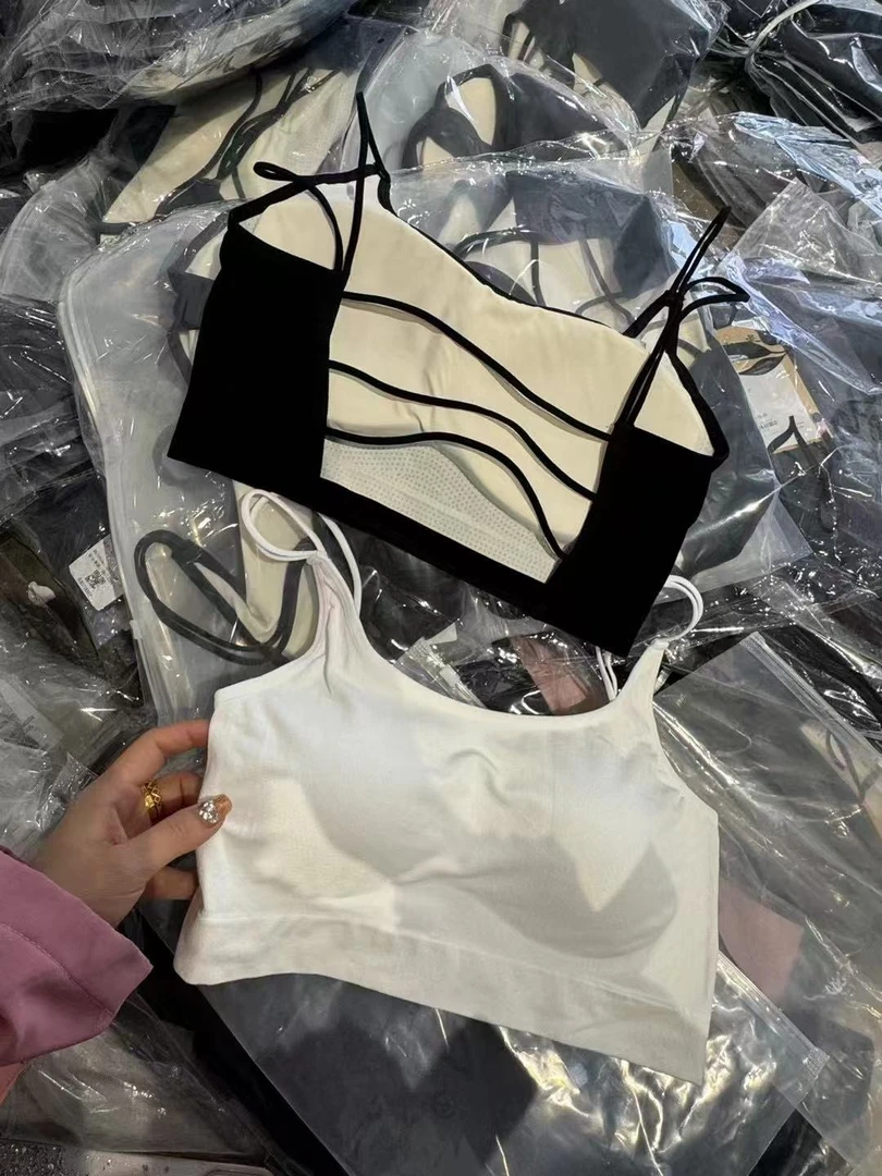 新品舒适透气美背背心 8222