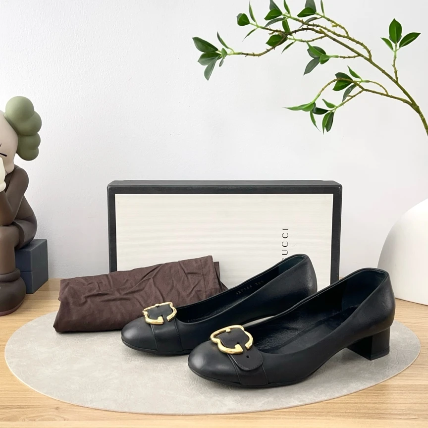 95新 GUCCI/古驰 高跟鞋/36½码/1780