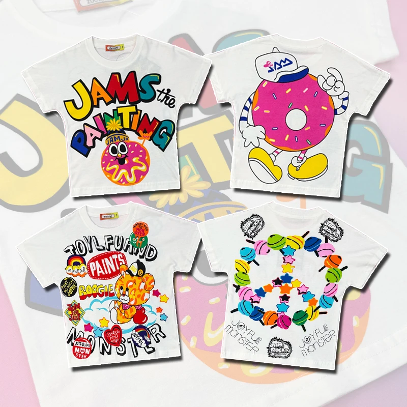 新甜甜圈短袖T恤+豹纹熊短袖T恤（蝙蝠袖款）