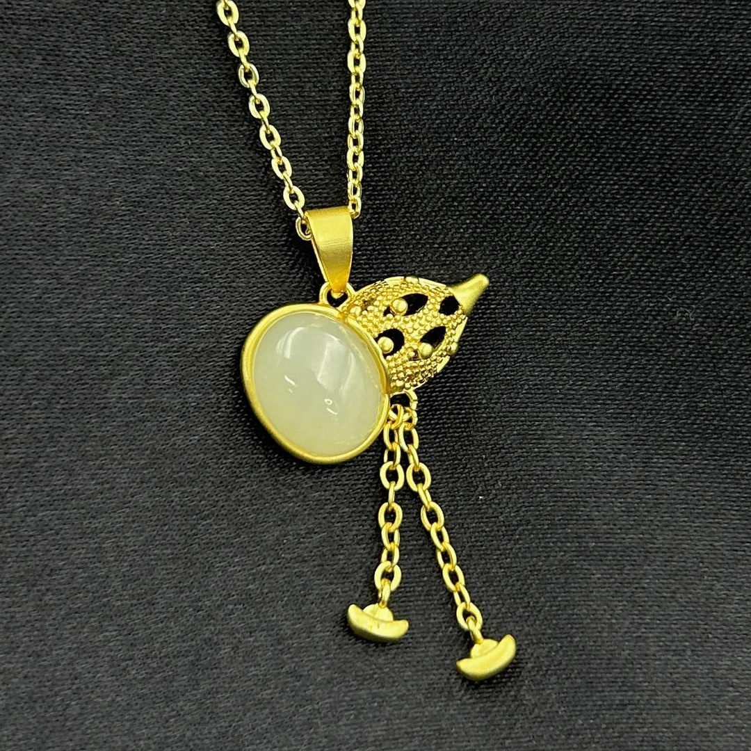 y1544-国风气质款流苏葫芦吊坠-赠礼盒