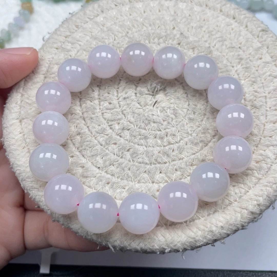 翡翠未镶嵌颈饰天然A货缅甸翡翠12.6mm