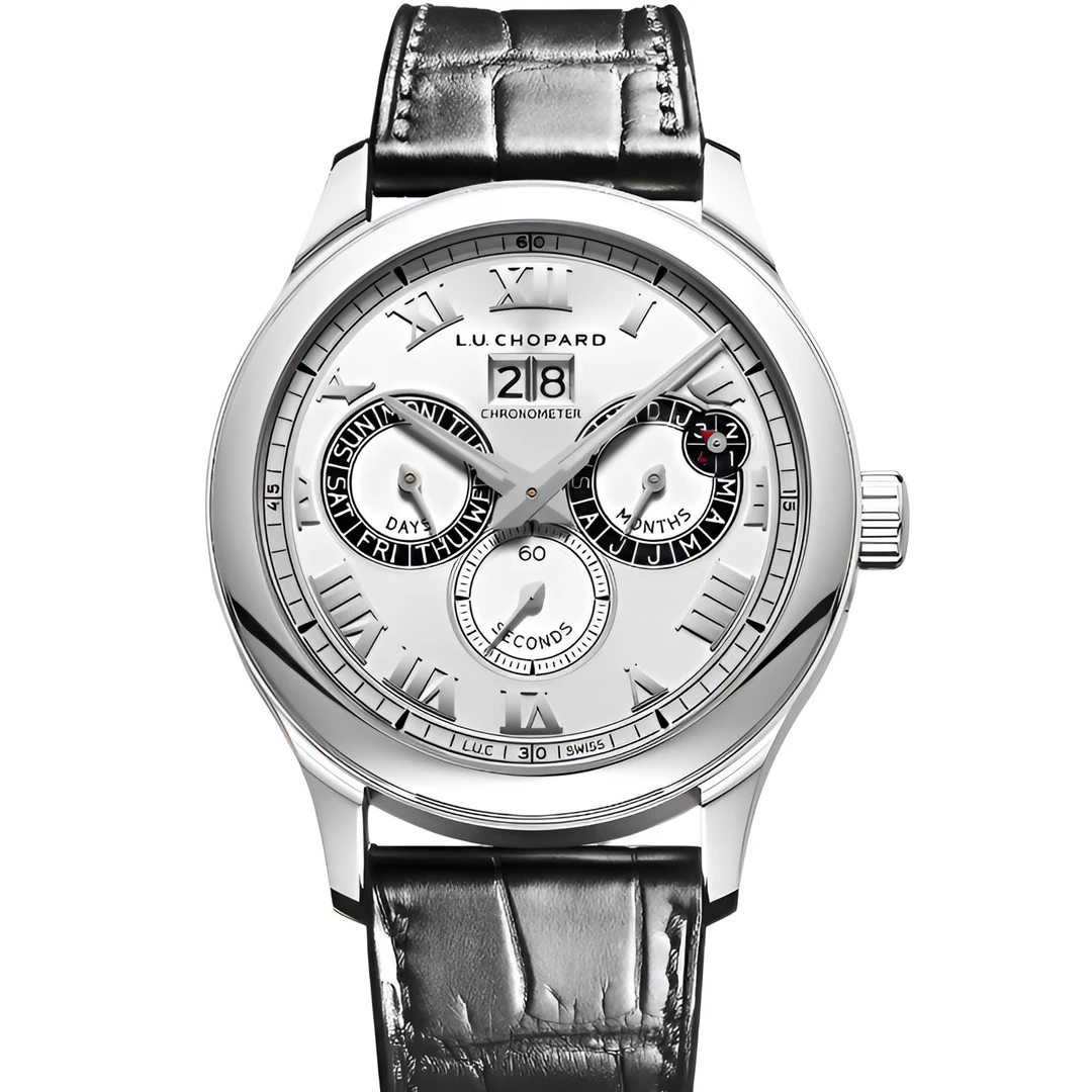 99新 Chopard/萧邦 L.U.C系列自动机械男表168561-3001表径43