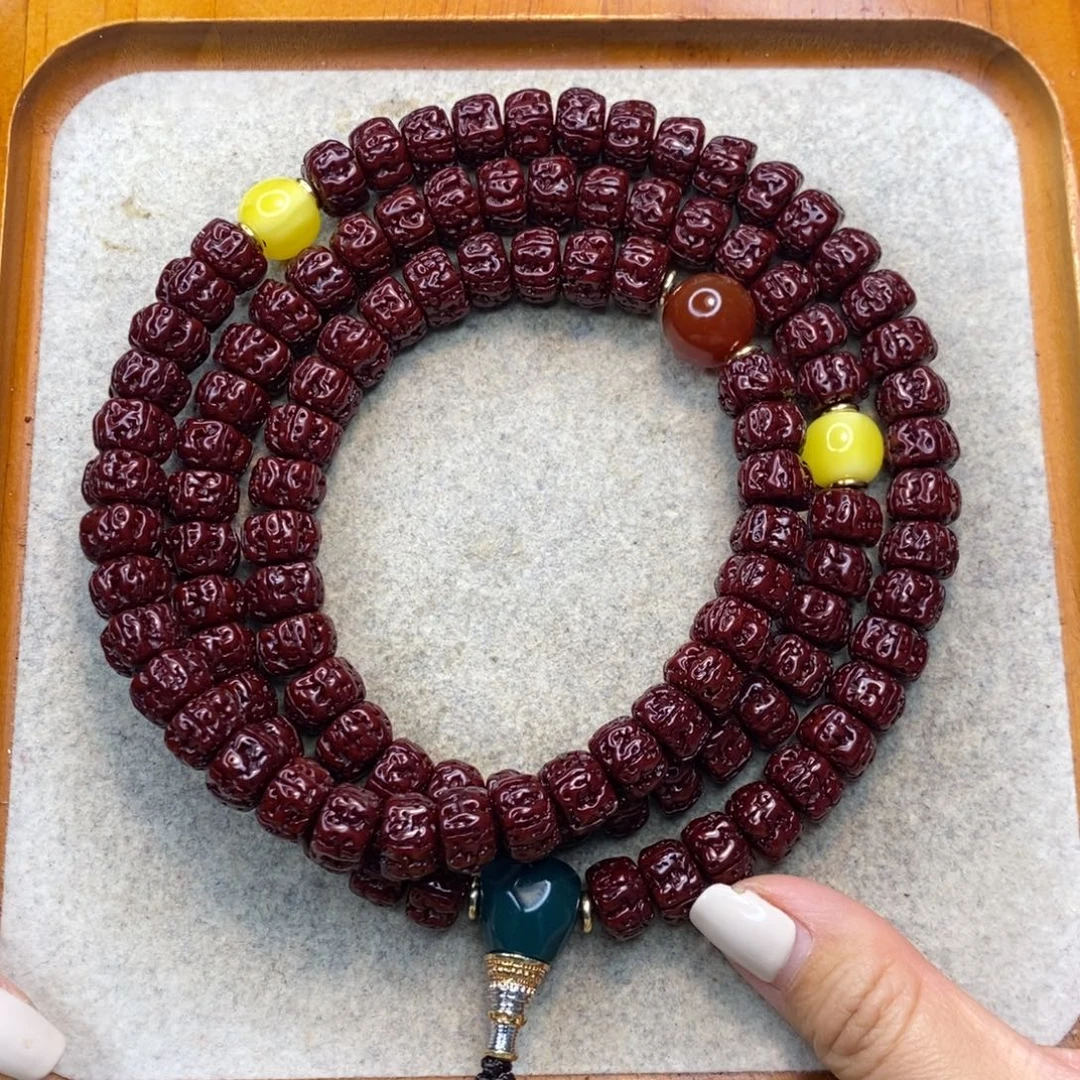 金刚菩提吊坠盘龙108 10-11