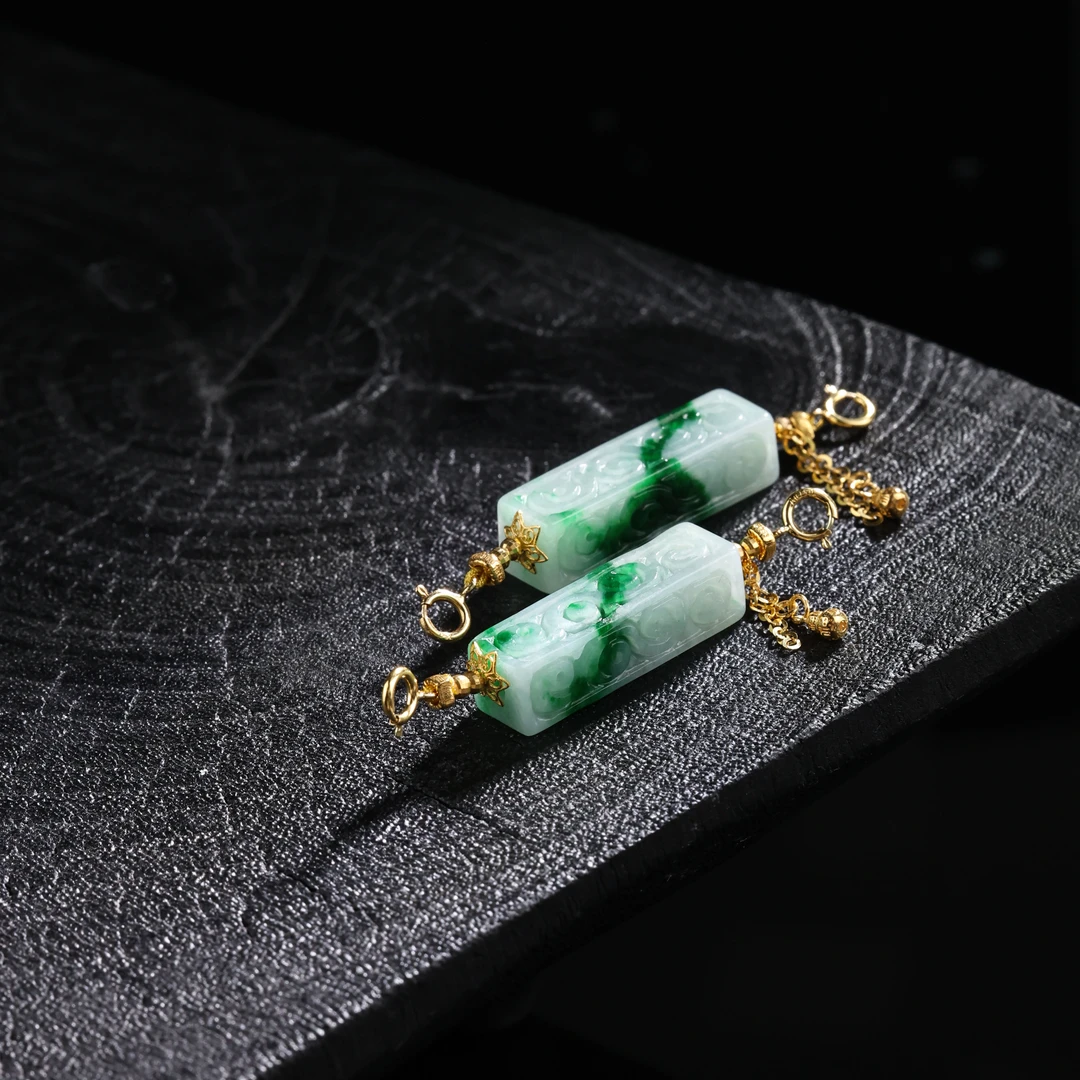 【举石臻选】TA0802-1881-7翡翠吊坠18k（一件/多样性发）Y