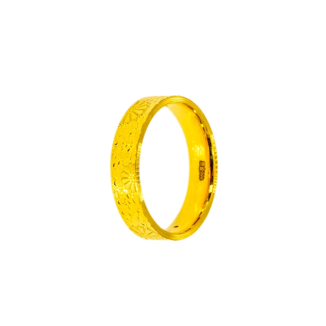 【福源】足金999樱花碎冰冰 17号圈口（约2g）K