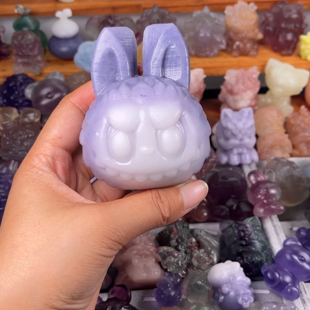 M***l奇石小摆件手把件