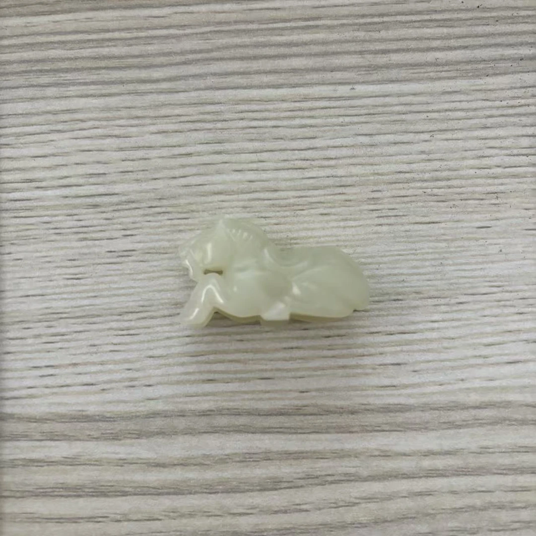 二十世纪和田玉马到成功把件WLSJ2509161012{华豫之门}