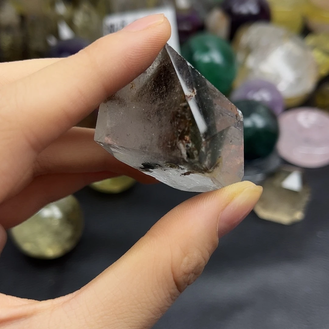 珠宝半成品紫晶未镶嵌194水晶石