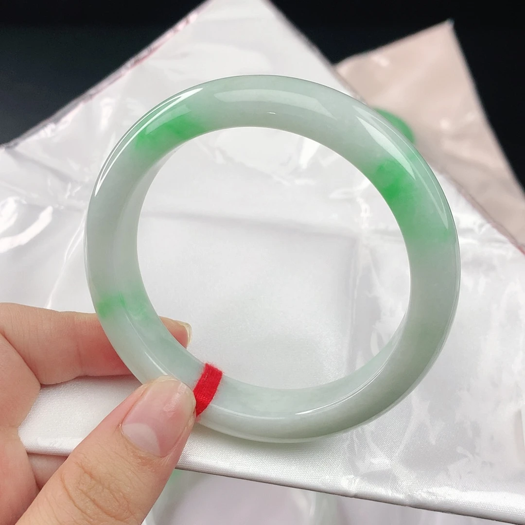 翡翠手镯未镶嵌心*正圈56.57 00163