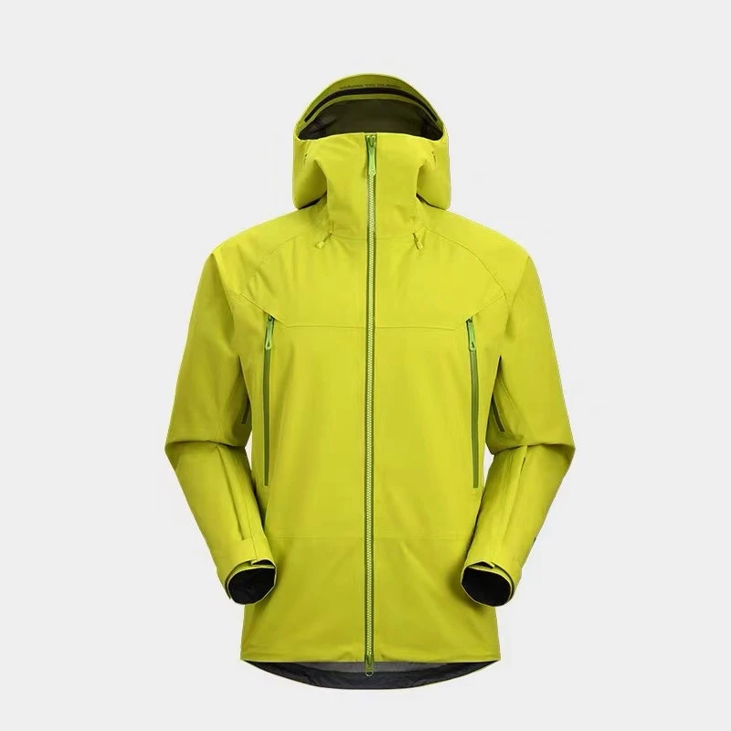梦特X 三色硬壳冲锋衣男款暴雨级防水透气专业登山服kls【雷】9/24