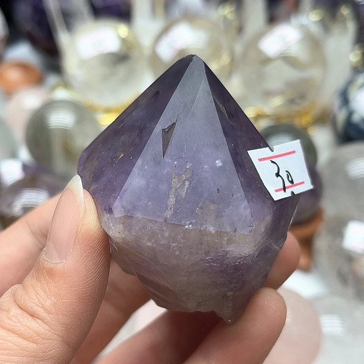 紫晶137克紫水晶原石未镶嵌