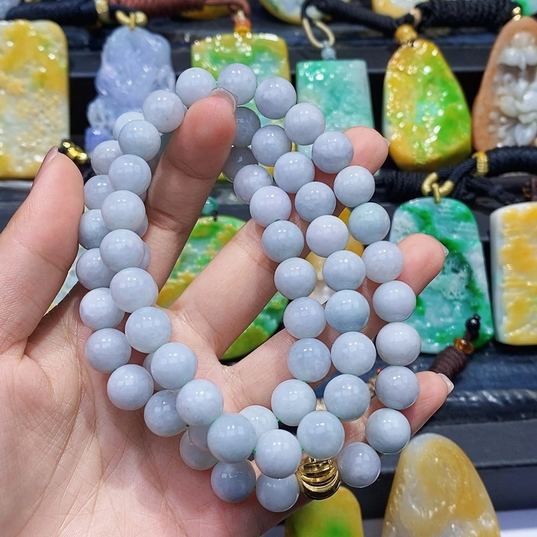 翡翠未镶嵌颈饰天然翡翠A货