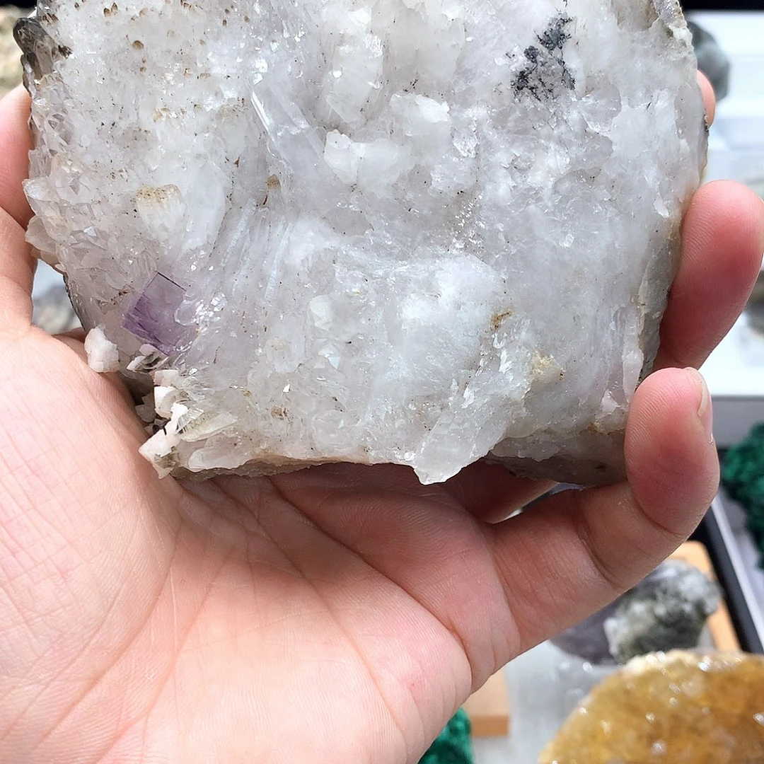 石材瑶岗仙水晶萤石共生