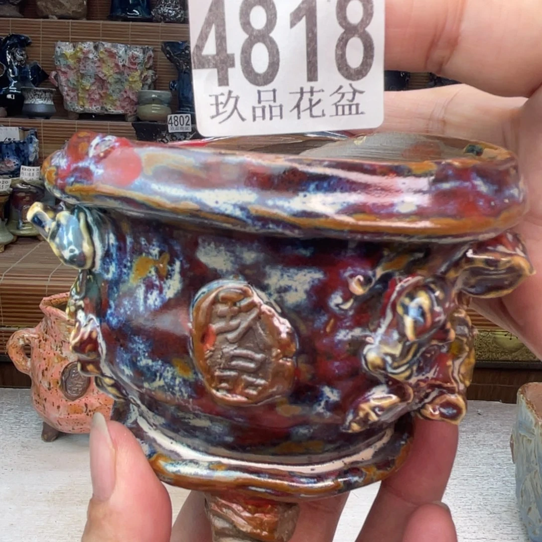 景德镇陶瓷花盆瑕疵