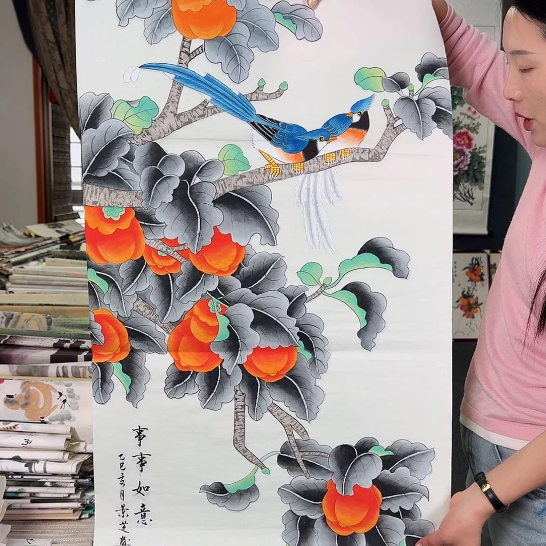 纯手绘国画作品作品