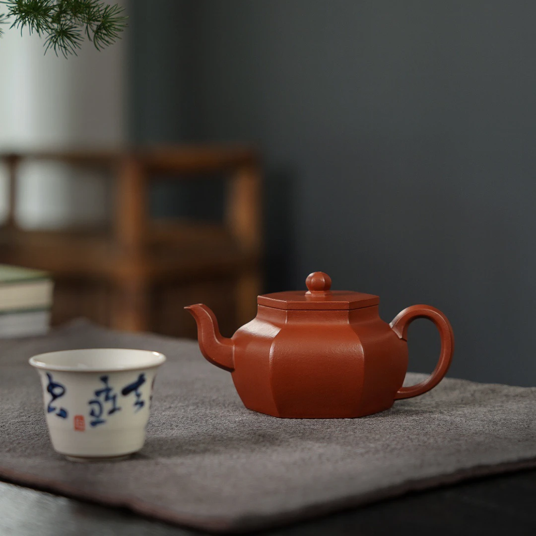 六方逸公·薄胚款原矿黄龙山朱泥·170cc