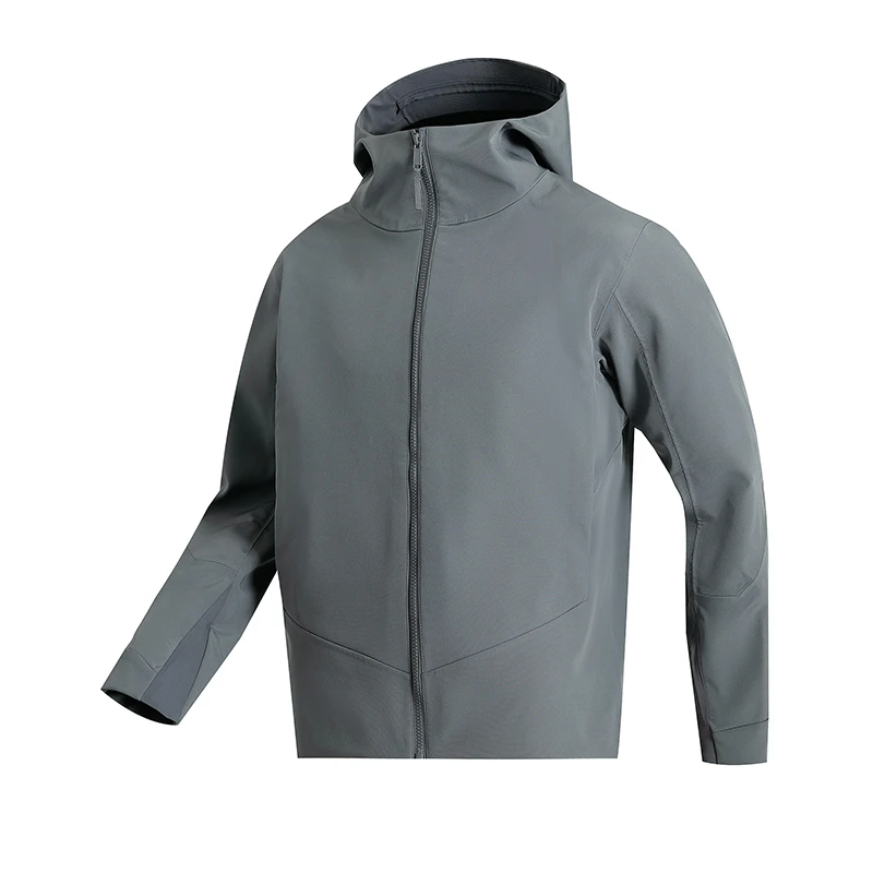 高配！商务系列休闲通勤加绒防风保暖软壳夹克连帽男子软壳冲锋衣