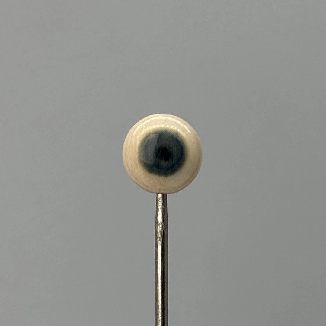 DEZHI/德志约12mm蓝眼单珠一颗天然猛犸牙Y440