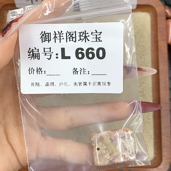 硅化珊瑚（珊瑚玉）颈饰未镶嵌玖*