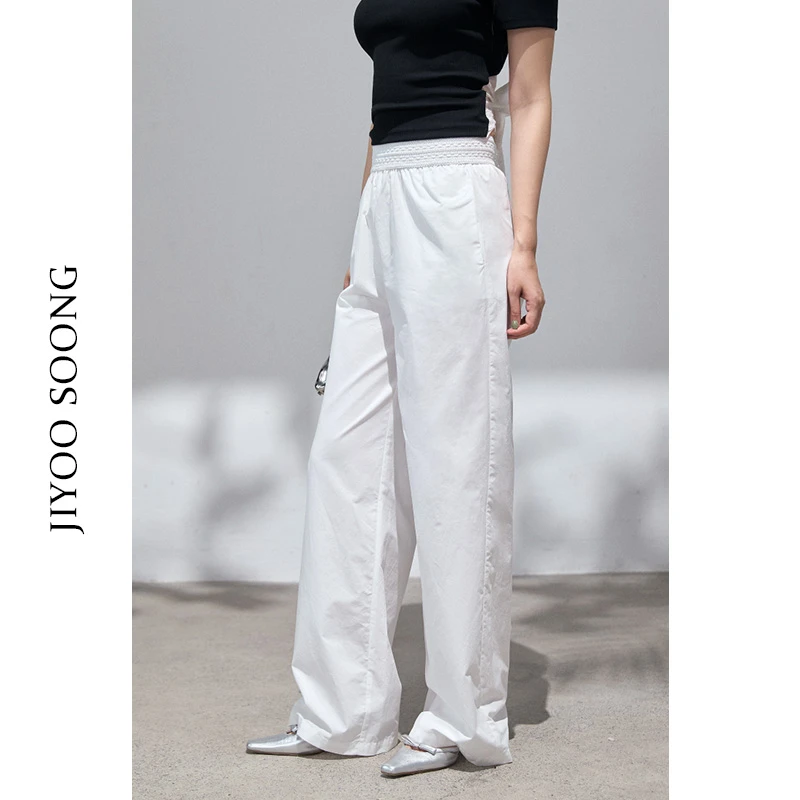 JIYOOSOONG|【轻简】夏季简约休闲直筒长裤裤子