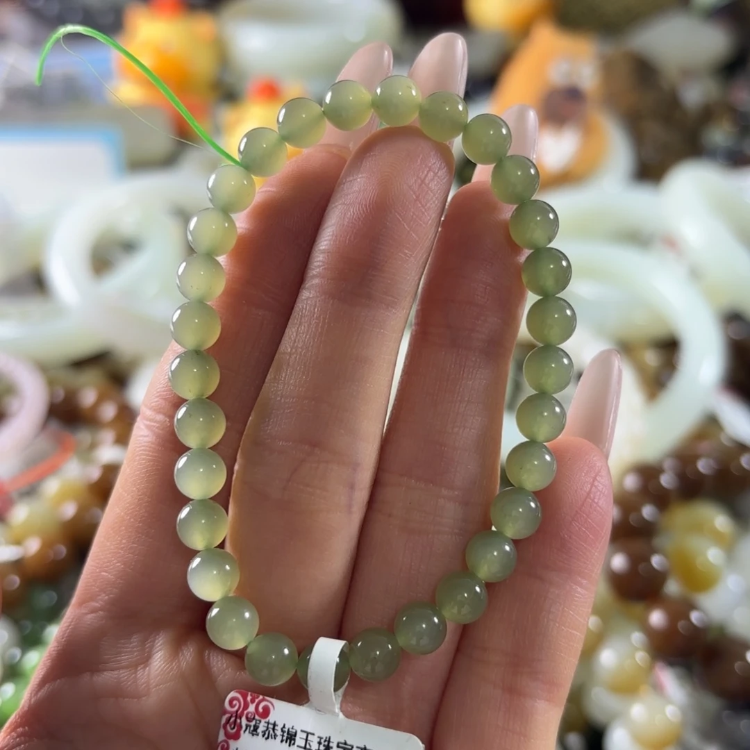 和田玉未镶嵌手串198