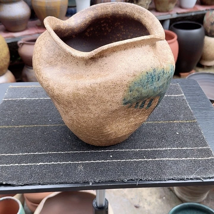 紫砂花盆高度27口径22