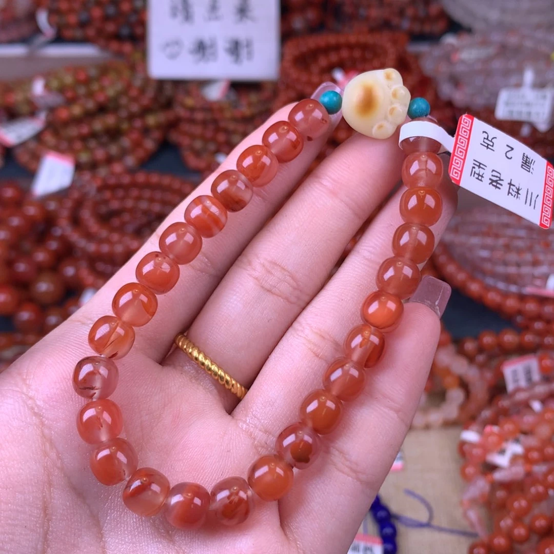 未镶嵌手链南红玛瑙34号