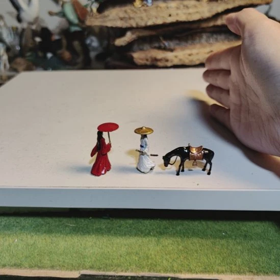 云***松黄铜摆件造景摆件造景摆件