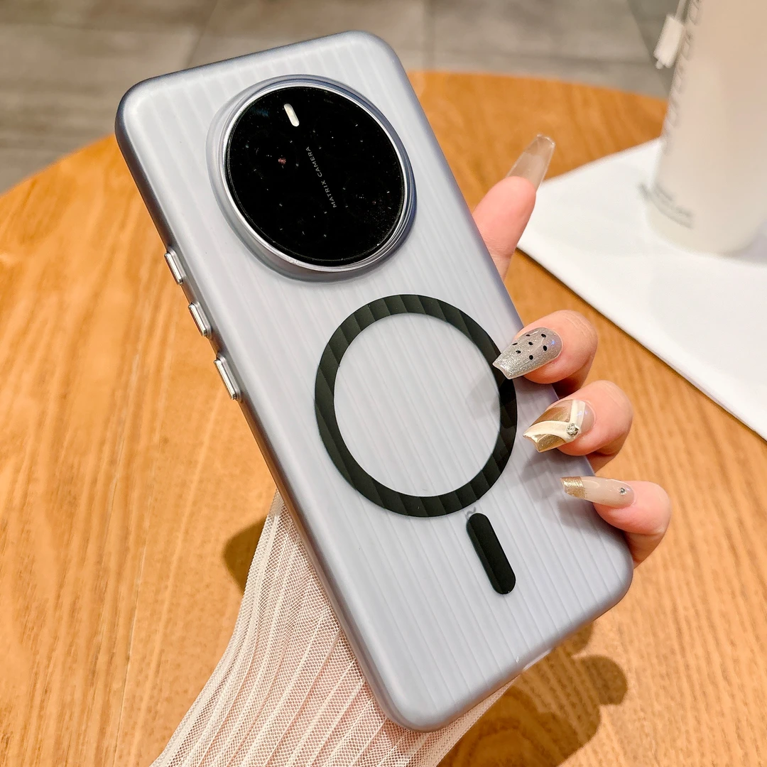 适用荣耀magic7手机壳荣耀magic6透明磁吸荣耀400超薄瓦楞荣耀300