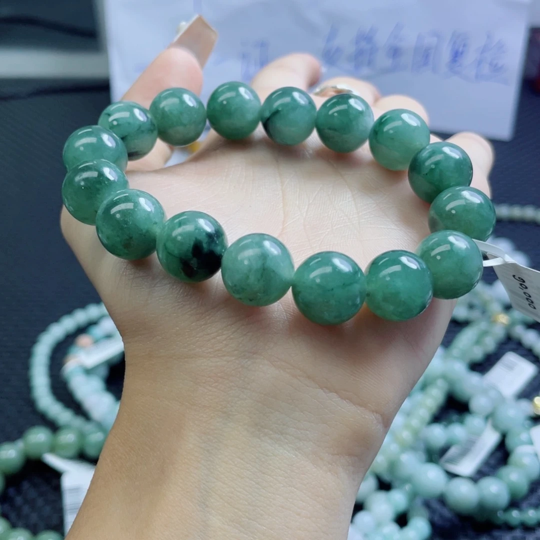 未镶嵌定制翡翠H***e珠串