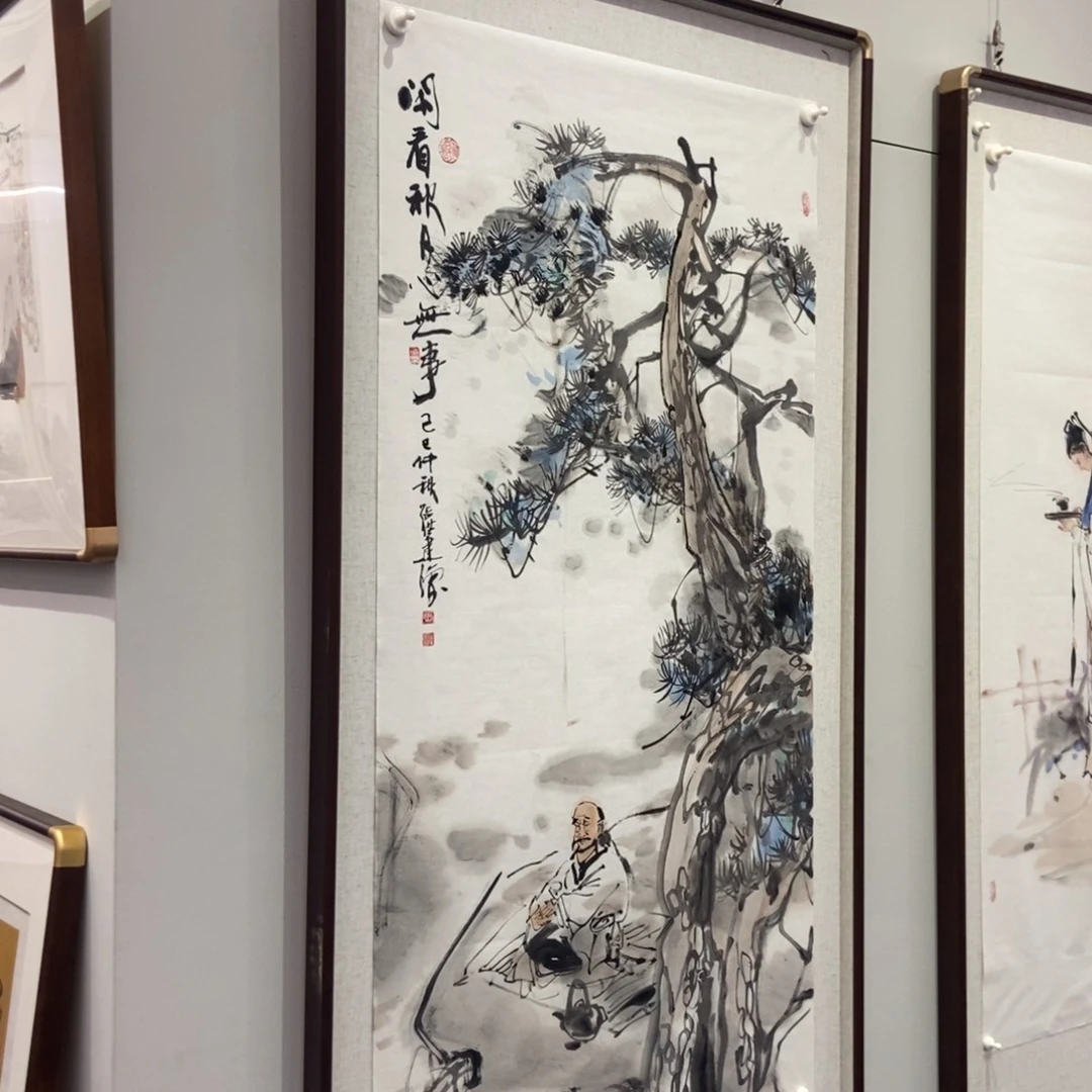 觀***濤国画墨鱼精品墨鱼精品