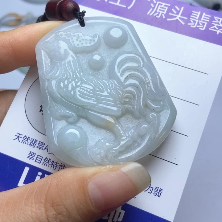 翡翠未镶嵌挂件翡翠