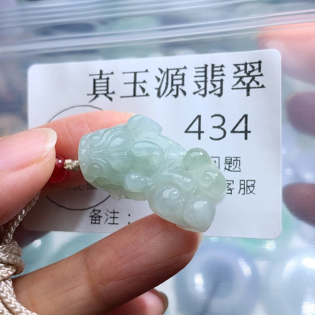 翡翠未镶嵌颈饰434