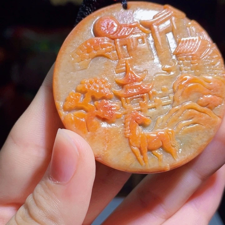 翡翠未镶嵌吊坠(不含链)X01