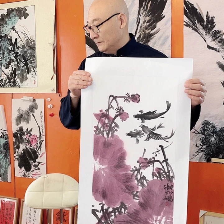 国画张圣敏先生纯手绘作品
