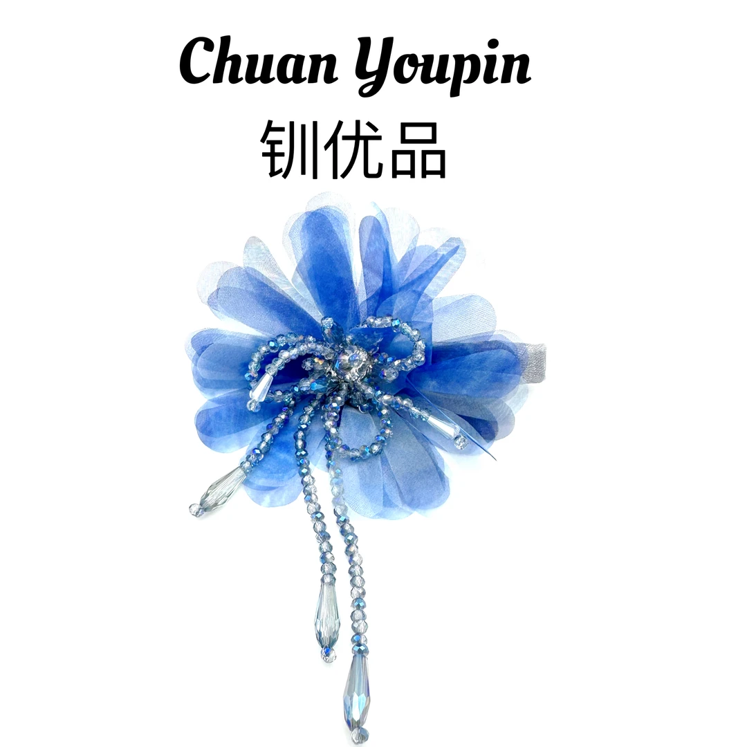 E111【 蓝色幻象 鸭嘴夹】发饰气质超仙韩式时尚简约发夹