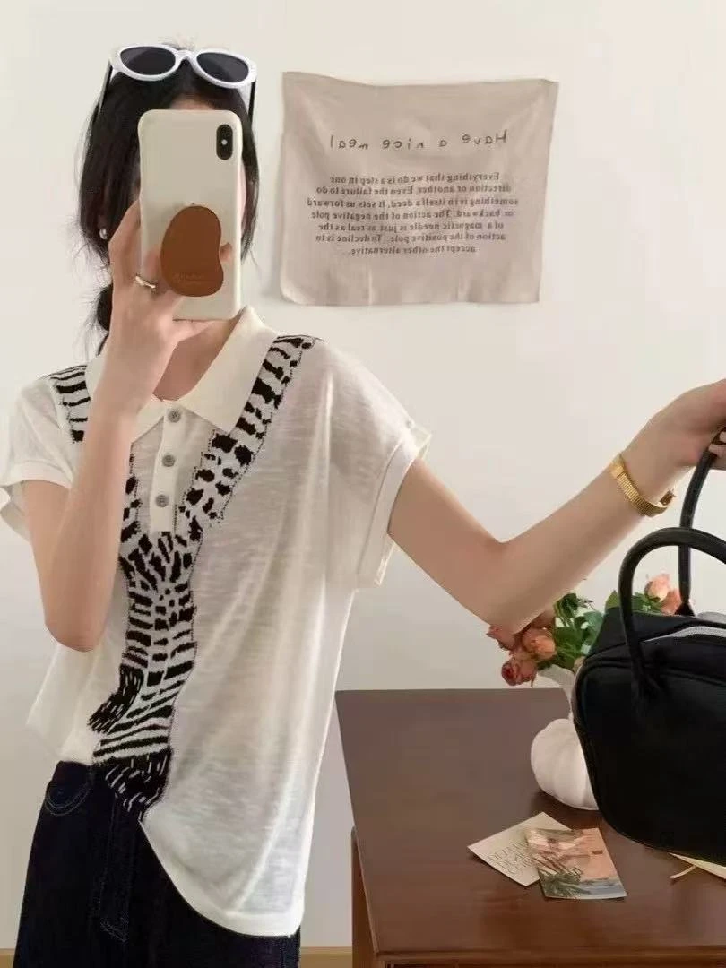 【9601-9700】【琪琪】2025夏季气质新款时尚针织毛衣上衣百搭女装