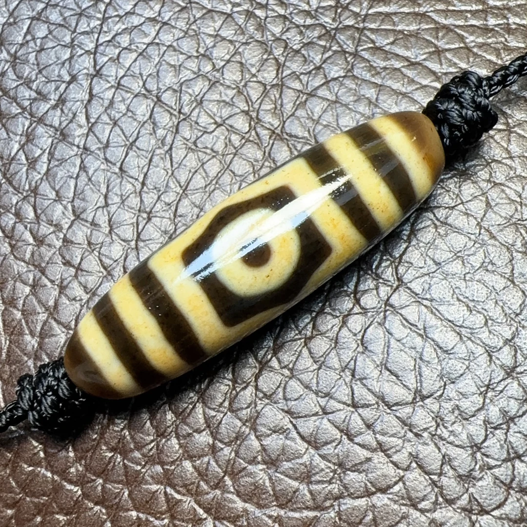 【格古小师傅】38mm纯手工三眼玛瑙孤品放漏