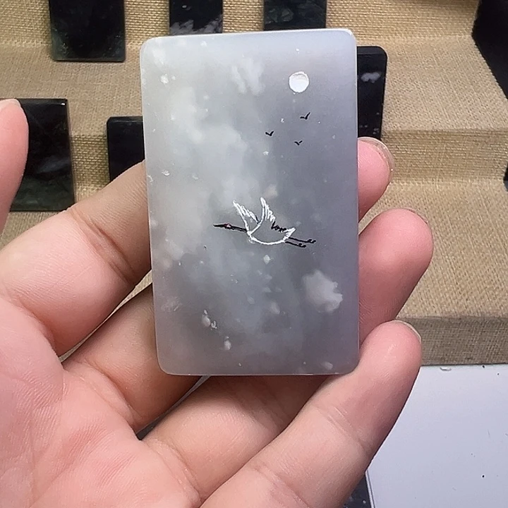 青***远未镶嵌和田玉珠宝半成品