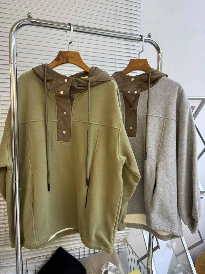 小妳XiaoNi———（冬款拼色卫衣2340631）