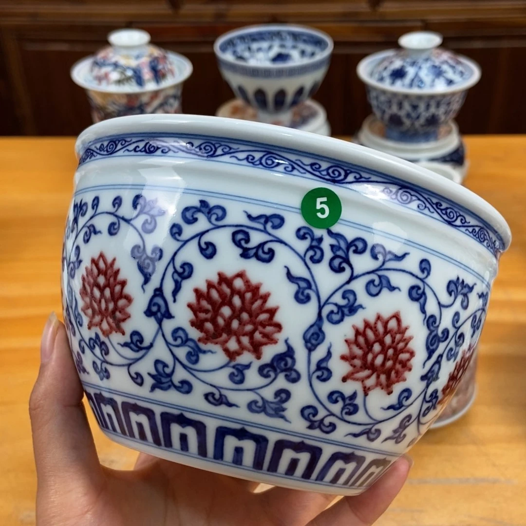 手绘现代茶具非古董