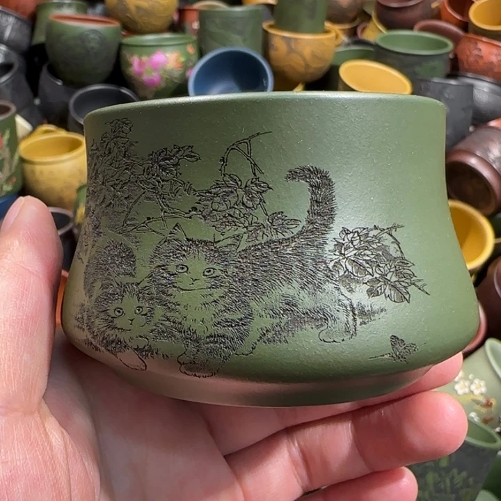 茶杯紫砂全手工紫砂