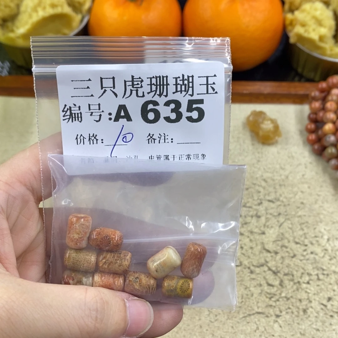 硅化珊瑚（珊瑚玉）1未镶嵌轻**影