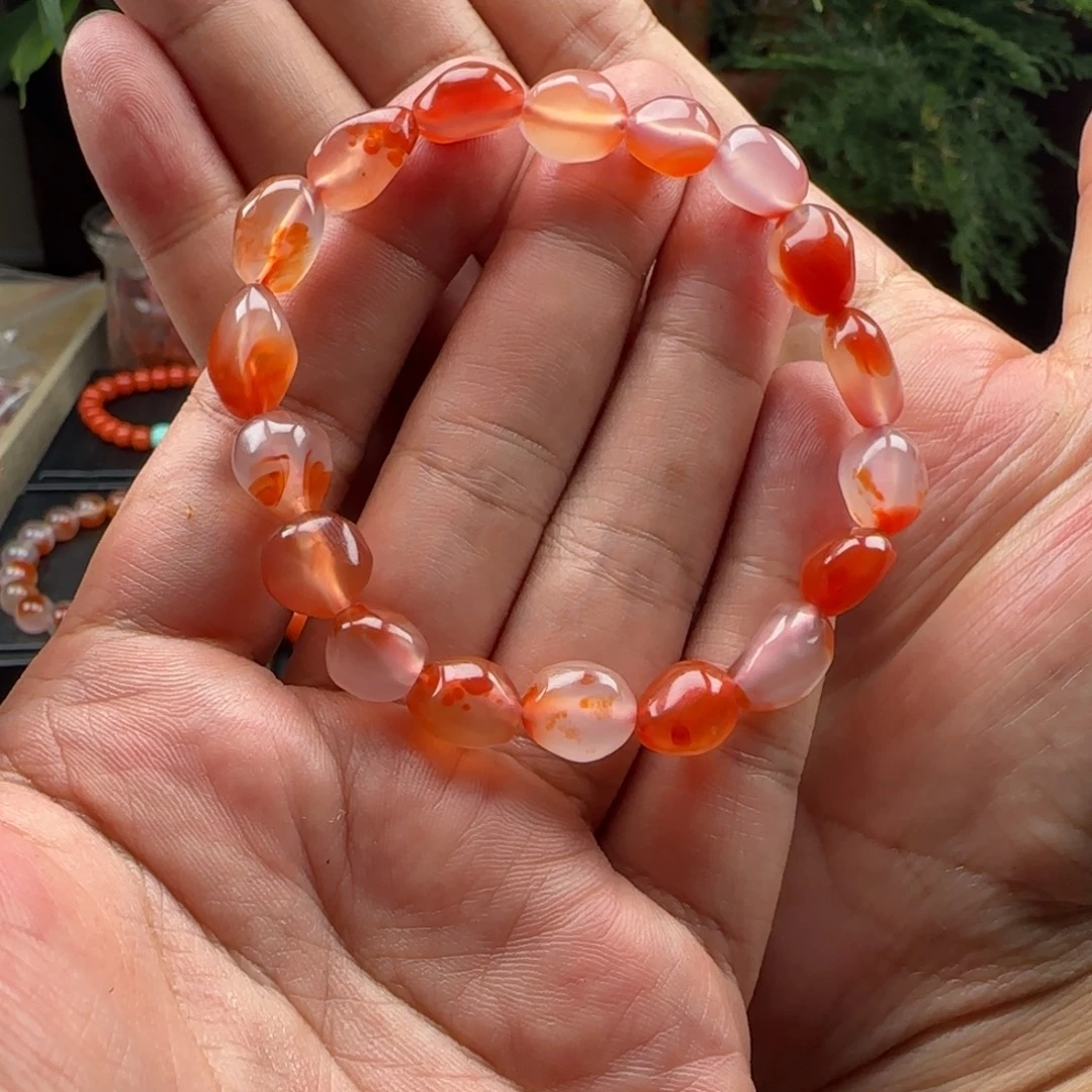 南红玛瑙随型手串未镶嵌