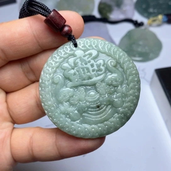 颈饰未镶嵌翡翠翡翠